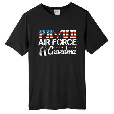 Proud Air Force Grandma US Air Force Military Tall Fusion ChromaSoft Performance T-Shirt