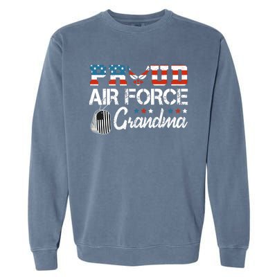 Proud Air Force Grandma US Air Force Military Garment-Dyed Sweatshirt