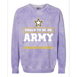 Proud Army Friend Proud To Be An Army Friend Gift Colorblast Crewneck Sweatshirt