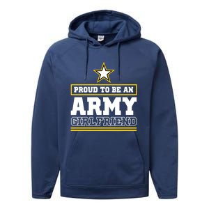 Proud Army Friend Proud To Be An Army Friend Gift Performance Fleece Hoodie