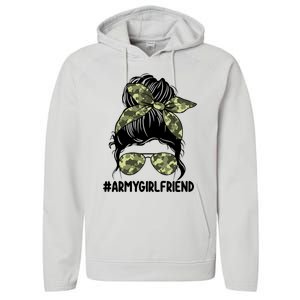 Proud Army Friend Tee For Army Wives Army Gift Performance Fleece Hoodie