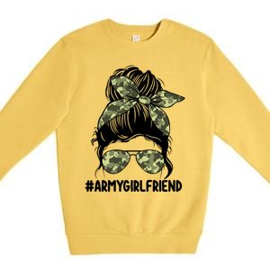 Proud Army Friend Tee For Army Wives Army Gift Premium Crewneck Sweatshirt