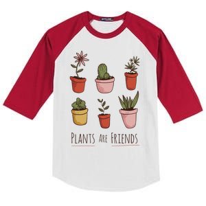 Plants Are Friends Kids Colorblock Raglan Jersey