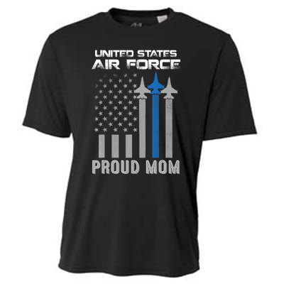 Proud Air Force Mother Heart US Air Force Military Cooling Performance Crew T-Shirt