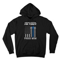 Proud Air Force Mother Heart US Air Force Military Hoodie