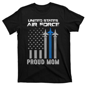 Proud Air Force Mother Heart US Air Force Military T-Shirt