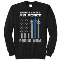 Proud Air Force Mother Heart US Air Force Military Tall Sweatshirt