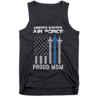 Proud Air Force Mother Heart US Air Force Military Tank Top