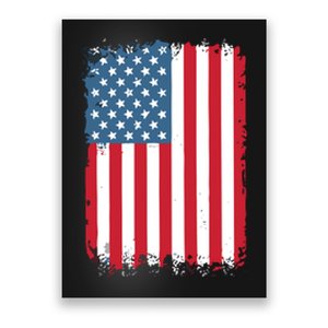 Patriotic American Flag July 4th Poster