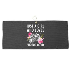 Photography Art For Women Girl Photographer Camera Lovers Large Microfiber Waffle Golf Towel