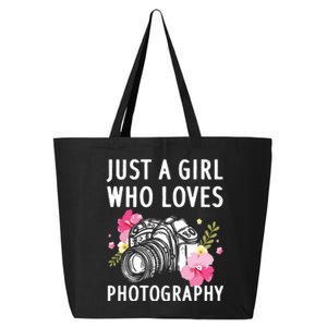 Photography Art For Women Girl Photographer Camera Lovers 25L Jumbo Tote