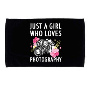 Photography Art For Women Girl Photographer Camera Lovers Microfiber Hand Towel