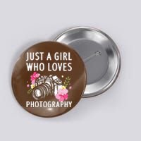 Photography Art For Women Girl Photographer Camera Lovers Button