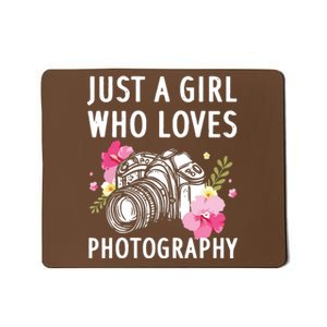 Photography Art For Women Girl Photographer Camera Lovers Mousepad