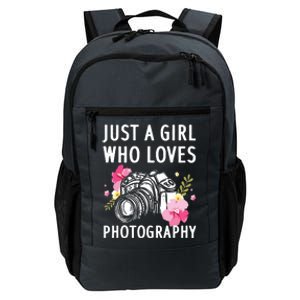 Photography Art For Women Girl Photographer Camera Lovers Daily Commute Backpack