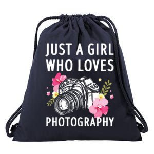 Photography Art For Women Girl Photographer Camera Lovers Drawstring Bag