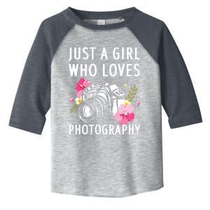 Photography Art For Women Girl Photographer Camera Lovers Toddler Fine Jersey T-Shirt