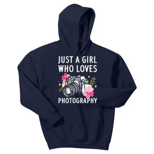 Photography Art For Women Girl Photographer Camera Lovers Kids Hoodie