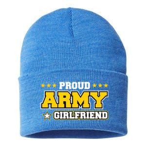 Proud Army Friend Us Military Friend Family Gift Sustainable Knit Beanie