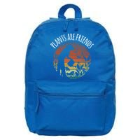 Plants Are Friends Gardening Hobby Flower Gardener Cute Gift 16 in Basic Backpack