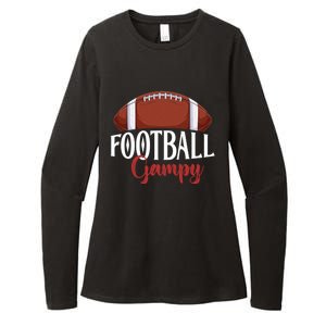 Proud American Football Gampy Funny Gift For FatherS Day Cool Gift Womens CVC Long Sleeve Shirt