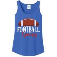 Proud American Football Gampy Funny Gift For FatherS Day Cool Gift Ladies Essential Tank