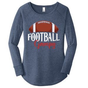 Proud American Football Gampy Funny Gift For FatherS Day Cool Gift Women's Perfect Tri Tunic Long Sleeve Shirt