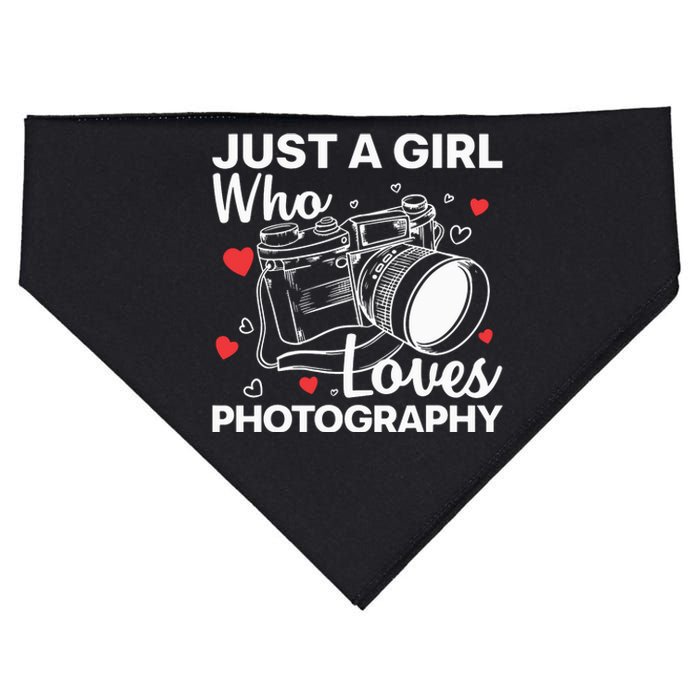 Photography Art For Women Girl Photographer Camera Lovers USA-Made Doggie Bandana