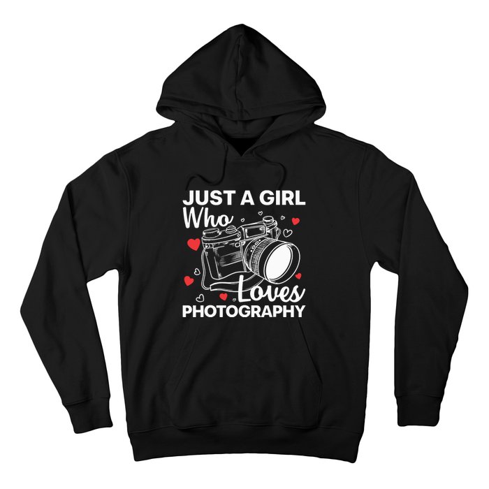 Photography Art For Women Girl Photographer Camera Lovers Hoodie