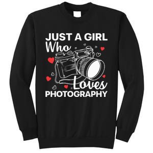 Photography Art For Women Girl Photographer Camera Lovers Sweatshirt