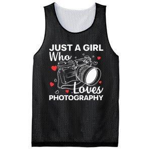 Photography Art For Women Girl Photographer Camera Lovers Mesh Reversible Basketball Jersey Tank