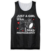 Photography Art For Women Girl Photographer Camera Lovers Mesh Reversible Basketball Jersey Tank