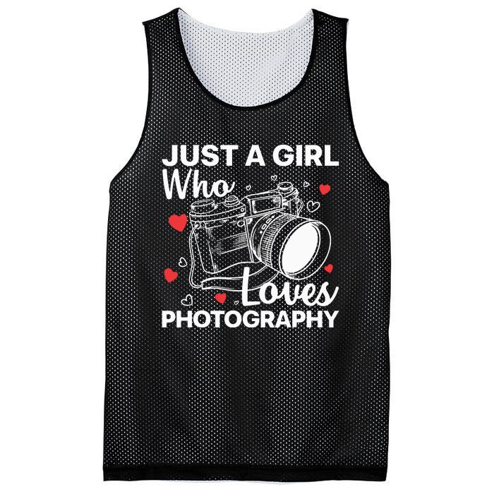 Photography Art For Women Girl Photographer Camera Lovers Mesh Reversible Basketball Jersey Tank