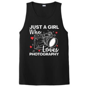 Photography Art For Women Girl Photographer Camera Lovers PosiCharge Competitor Tank