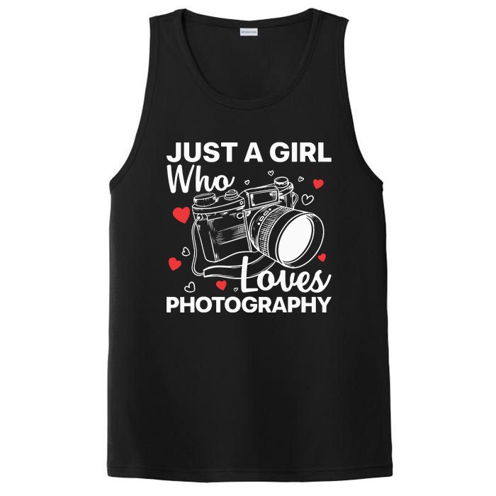 Photography Art For Women Girl Photographer Camera Lovers PosiCharge Competitor Tank