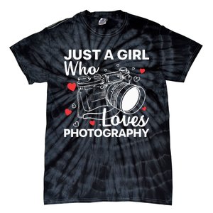 Photography Art For Women Girl Photographer Camera Lovers Tie-Dye T-Shirt