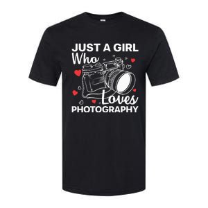 Photography Art For Women Girl Photographer Camera Lovers Softstyle CVC T-Shirt