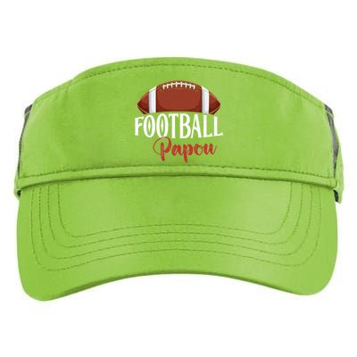 Proud American Football Papaw Funny Gift For FatherS Day Cool Gift Adult Drive Performance Visor