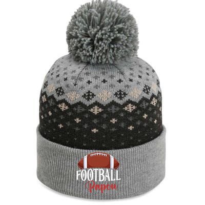 Proud American Football Papaw Funny Gift For FatherS Day Cool Gift The Baniff Cuffed Pom Beanie