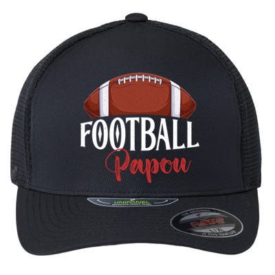 Proud American Football Papaw Funny Gift For FatherS Day Cool Gift Flexfit Unipanel Trucker Cap