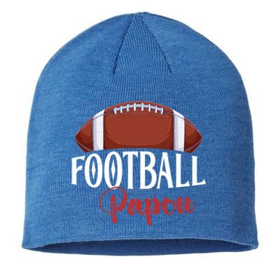 Proud American Football Papaw Funny Gift For FatherS Day Cool Gift Sustainable Beanie