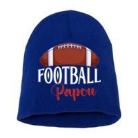 Proud American Football Papaw Funny Gift For FatherS Day Cool Gift Short Acrylic Beanie