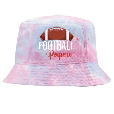 Proud American Football Papaw Funny Gift For FatherS Day Cool Gift Tie-Dyed Bucket Hat