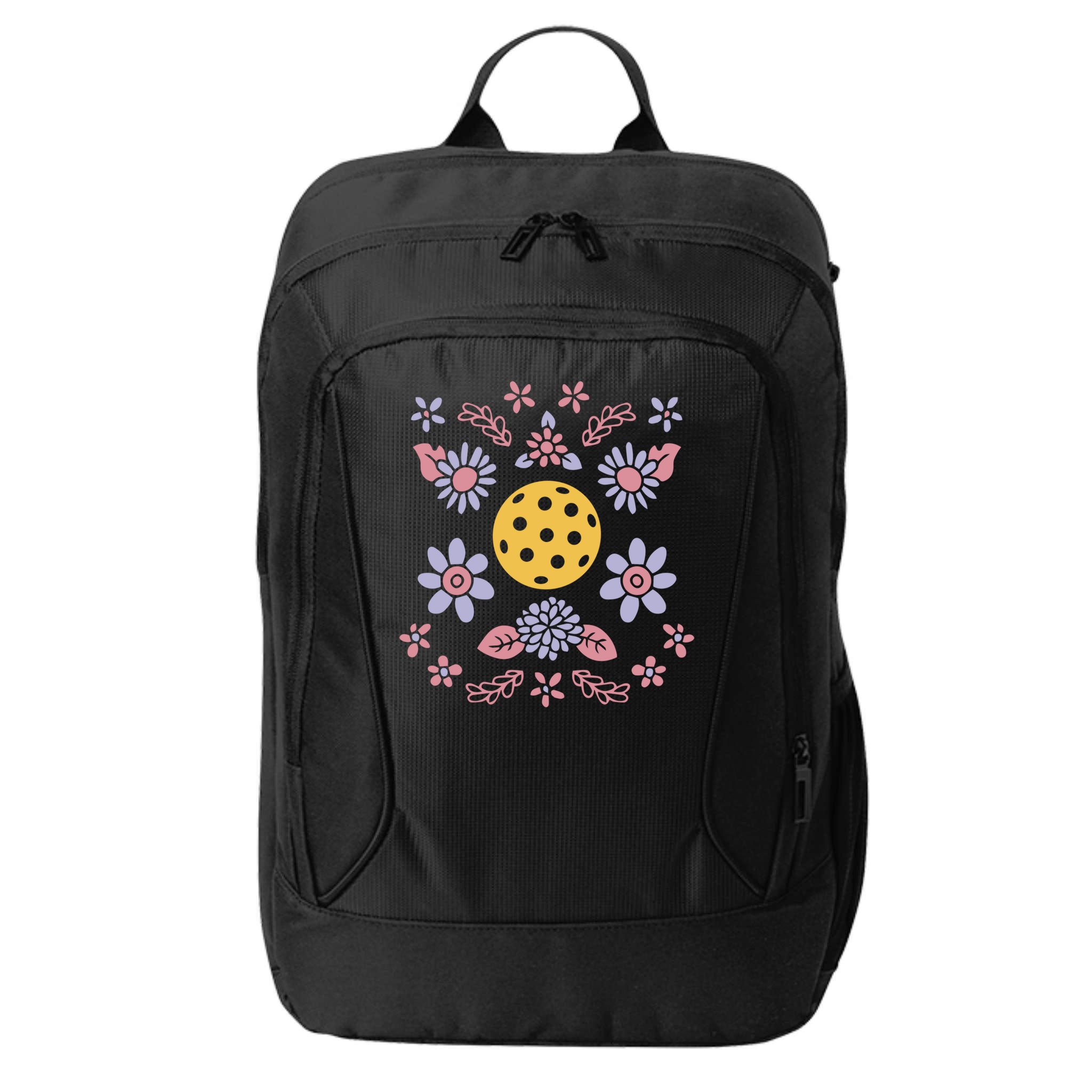 Pickleball And Flowers Vibrant Design Meaningful Gift City Backpack