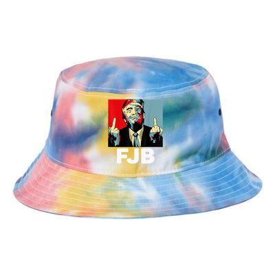 Pro America F Biden FJB , Trump Middle Figure Tie Dye Newport Bucket Hat