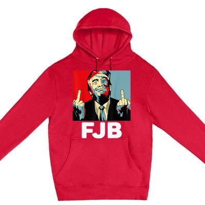 Pro America F Biden FJB , Trump Middle Figure Premium Pullover Hoodie