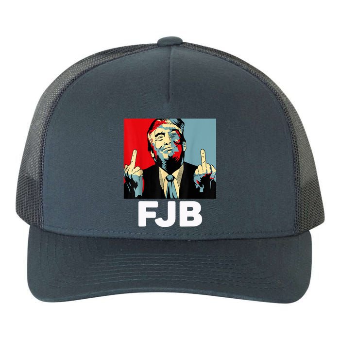 Pro America F Biden FJB , Trump Middle Figure Yupoong Adult 5-Panel Trucker Hat