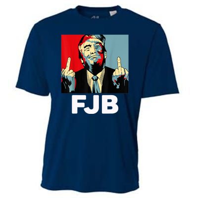 Pro America F Biden FJB , Trump Middle Figure Cooling Performance Crew T-Shirt