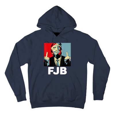 Pro America F Biden FJB , Trump Middle Figure Hoodie