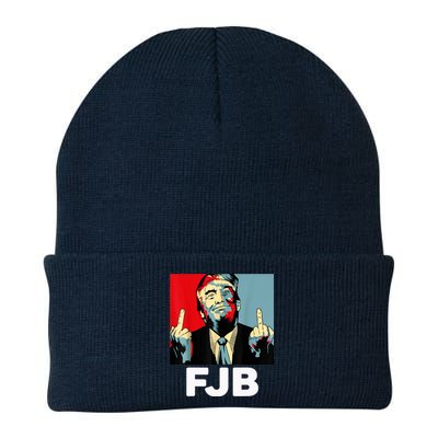 Pro America F Biden FJB , Trump Middle Figure Knit Cap Winter Beanie